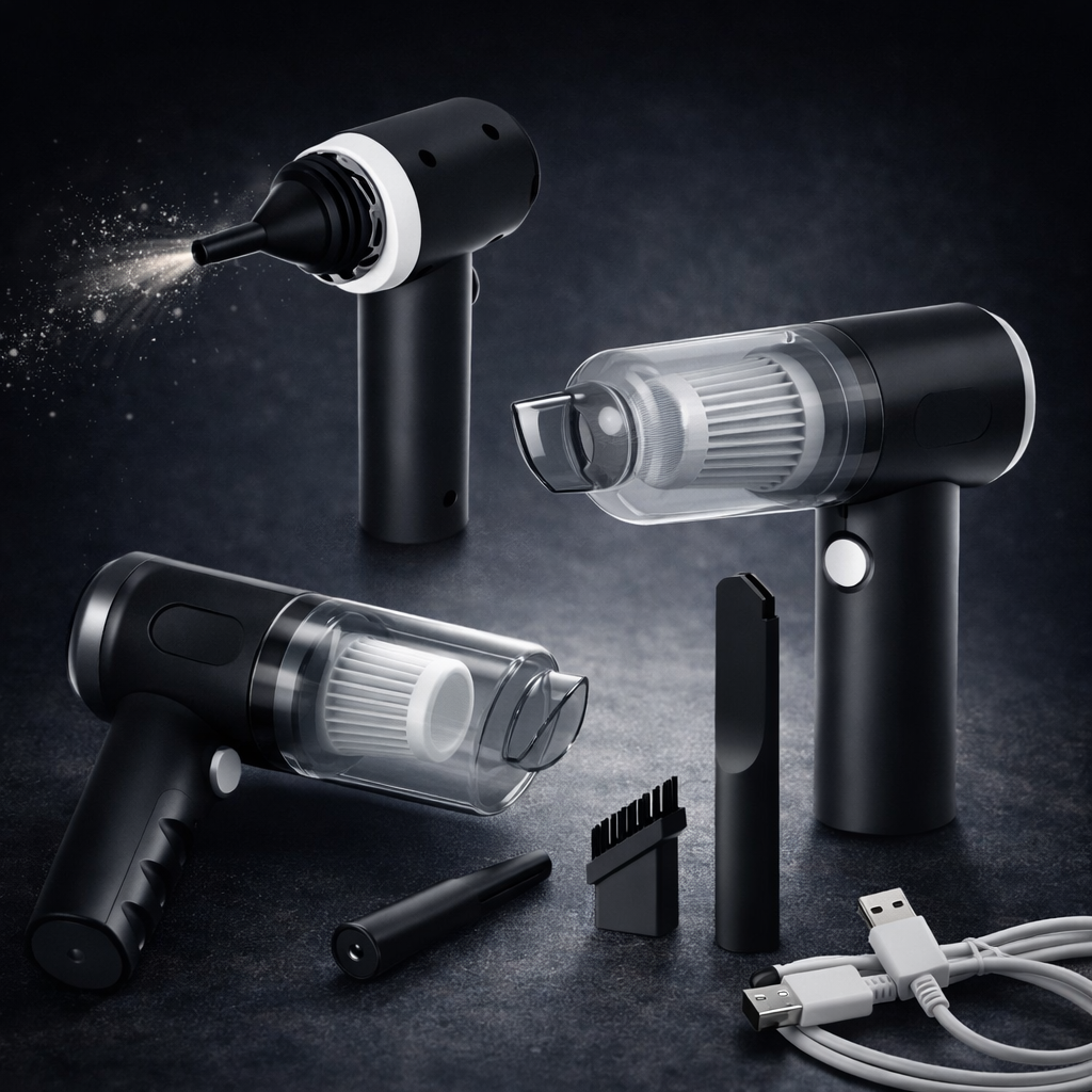 Vacuum Suction Cleaner- Portable Air Duster Wireless