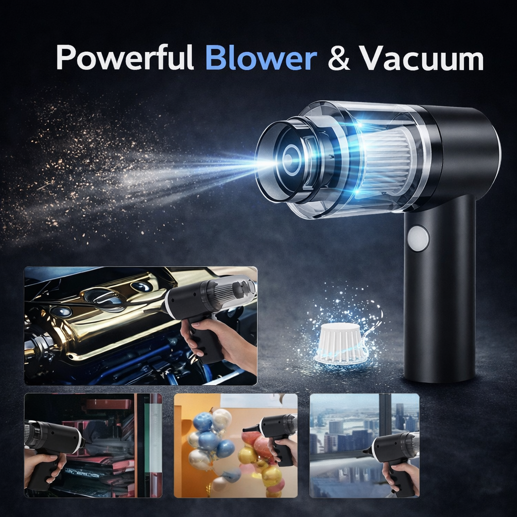 Vacuum Suction Cleaner- Portable Air Duster Wireless